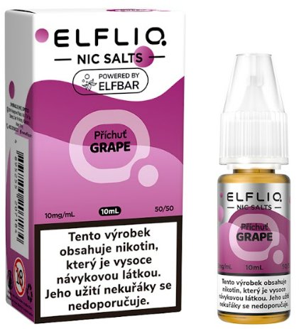 ELFLIQ Grape od Elf Bar – e-liquid s chutí šťavnatého hroznového vína