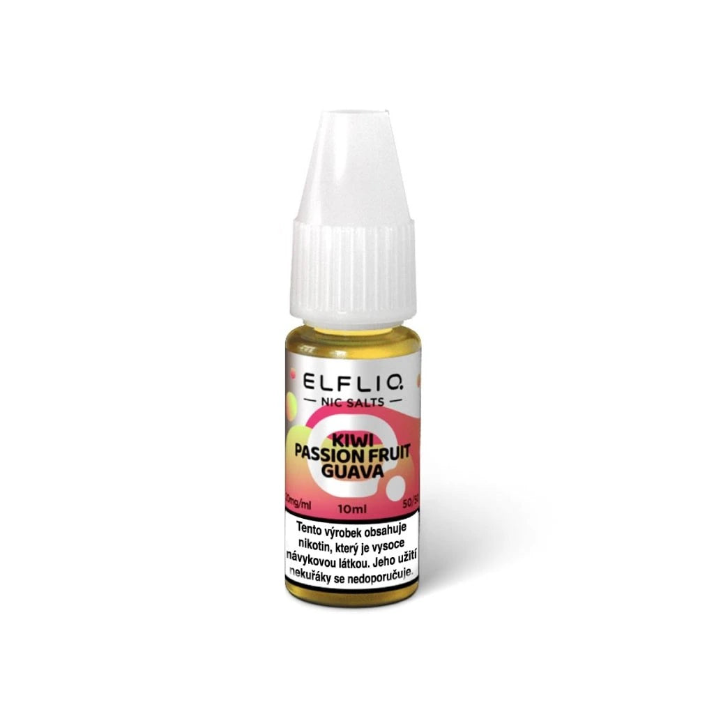 ELFLIQ Kiwi Passion Fruit Guava inspirovaný Elf Bar – vyvážený exotický mix pro každodenní vaping