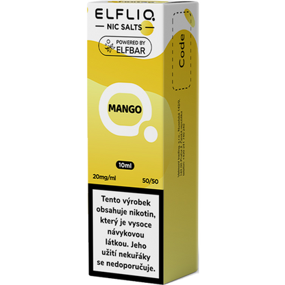 ELFLIQ Mango e-liquid 10ml s intenzivní sladkou chutí tropického manga