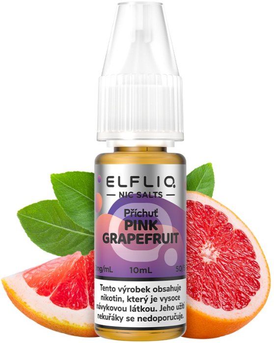 ELFLIQ Pink Grapefruit od Elf Bar – grapefruitový e-liquid s citrusovou svěžestí