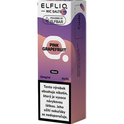 ELFLIQ Pink Grapefruit e-liquid 10ml s osvěžující chutí růžového grapefruitu