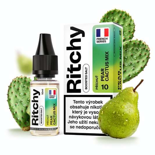 Ritchy Salt Pear Cactus Mix 10 mg – e-liquid s příchutí hrušky a kaktusu