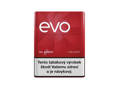 Evo for Ploom Velvet, tabákové náplně pro Ploom heat not burn nahříváni, krabička