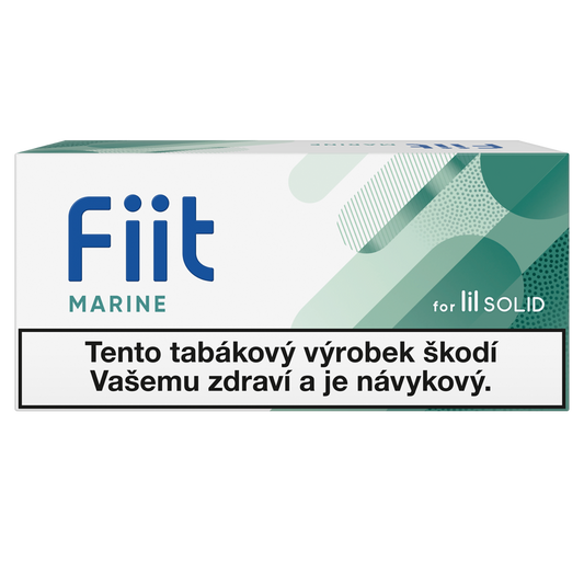 FIIT Marine karton obsahující 10 krabiček a 200 jemně pražených tabákových náplní pro zařízení lil SOLID