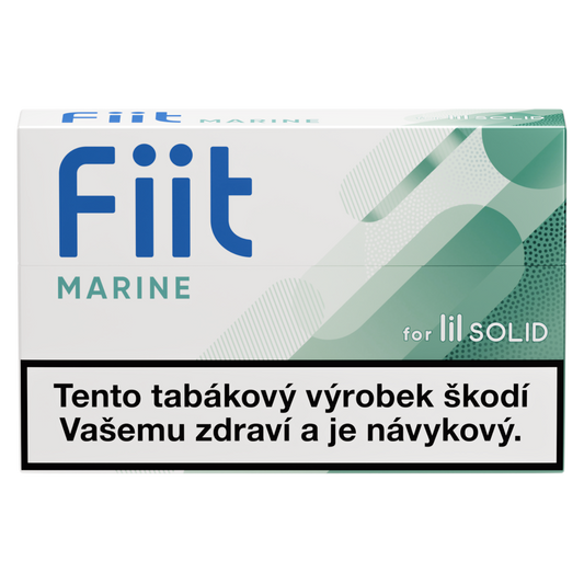 FIIT Marine – balení 20 náplní pro lil SOLID s jemně praženou tabákovou směsí a decentními chuťovými nuancemi