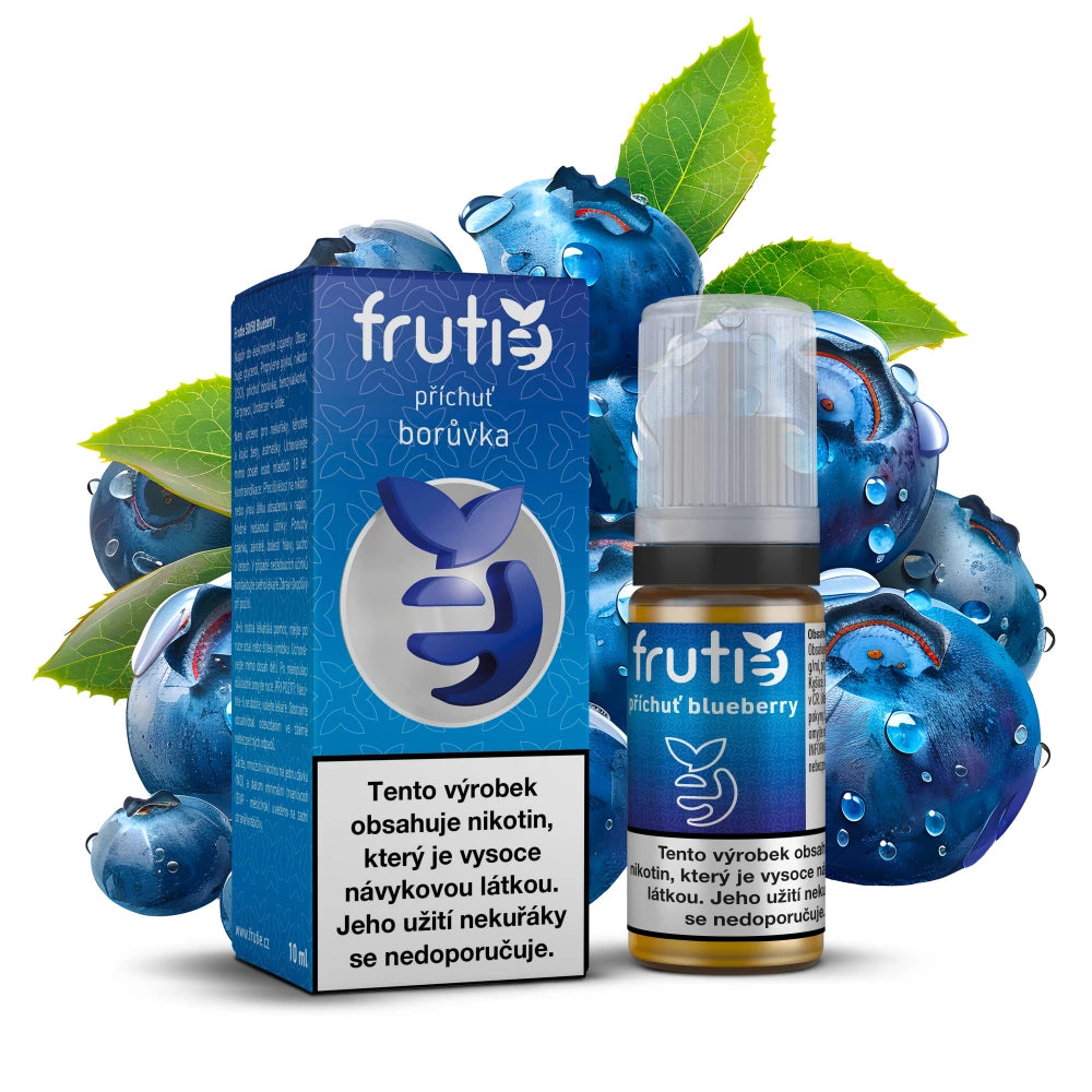 Frutie Blueberry PG/VG 50/50 – borůvková náplň do elektronické cigarety, 10 ml, 6 mg/ml nikotinu