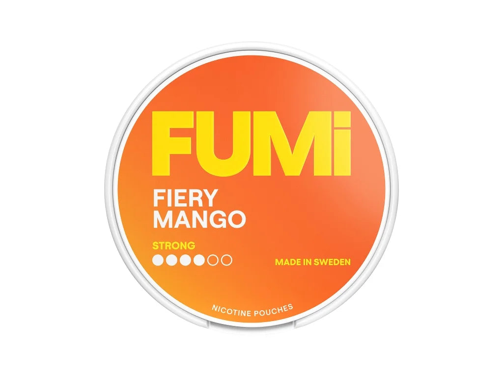 Nikotinové sáčky FUMI Fiery Mango 8 mg, sladké tropické mango, balení 20 kusů
