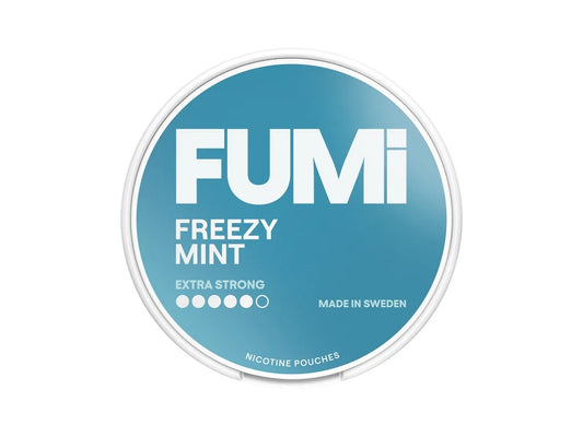 Nikotinové sáčky FUMI Freezy Mint 11 mg, výrazně chladivá máta s jemnou sladkostí, balení 20 kusů