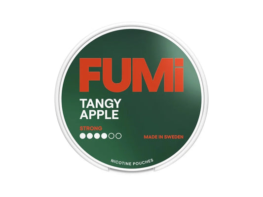 Nikotinové sáčky FUMI Tangy Apple 8 mg, zelené jablko se sladkokyselým profilem, balení 20 kusů