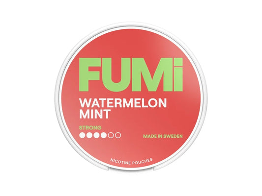 Nikotinové sáčky FUMI Watermelon Mint 8 mg, vodní meloun a chladivá máta, balení 20 kusů