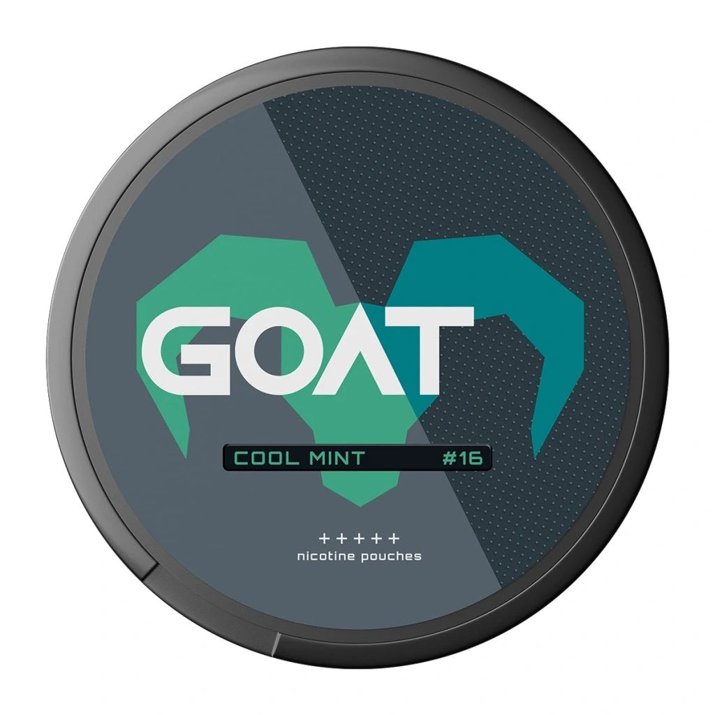 Nikotinové sáčky GOAT Cold Mint 16,4 mg/g (11,49 mg/sáček) s chutí máty