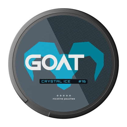 Nikotinové sáčky GOAT Crystal Ice 16,4 mg/g (11,49 mg/sáček) mentolová chuť 