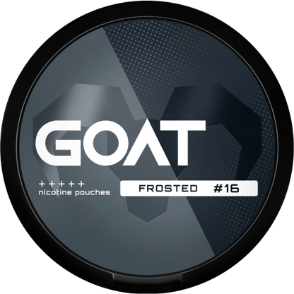 Nikotinové sáčky GOAT Frosted 16,4 mg/g (11,49 mg/sáček)  slim formát mentol