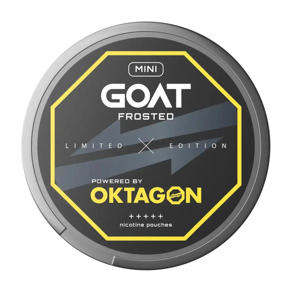 GOAT Frosted Mini x Oktagon MMA 10 mg nikotinové sáčky v limitované edici, 24 Mini sáčků