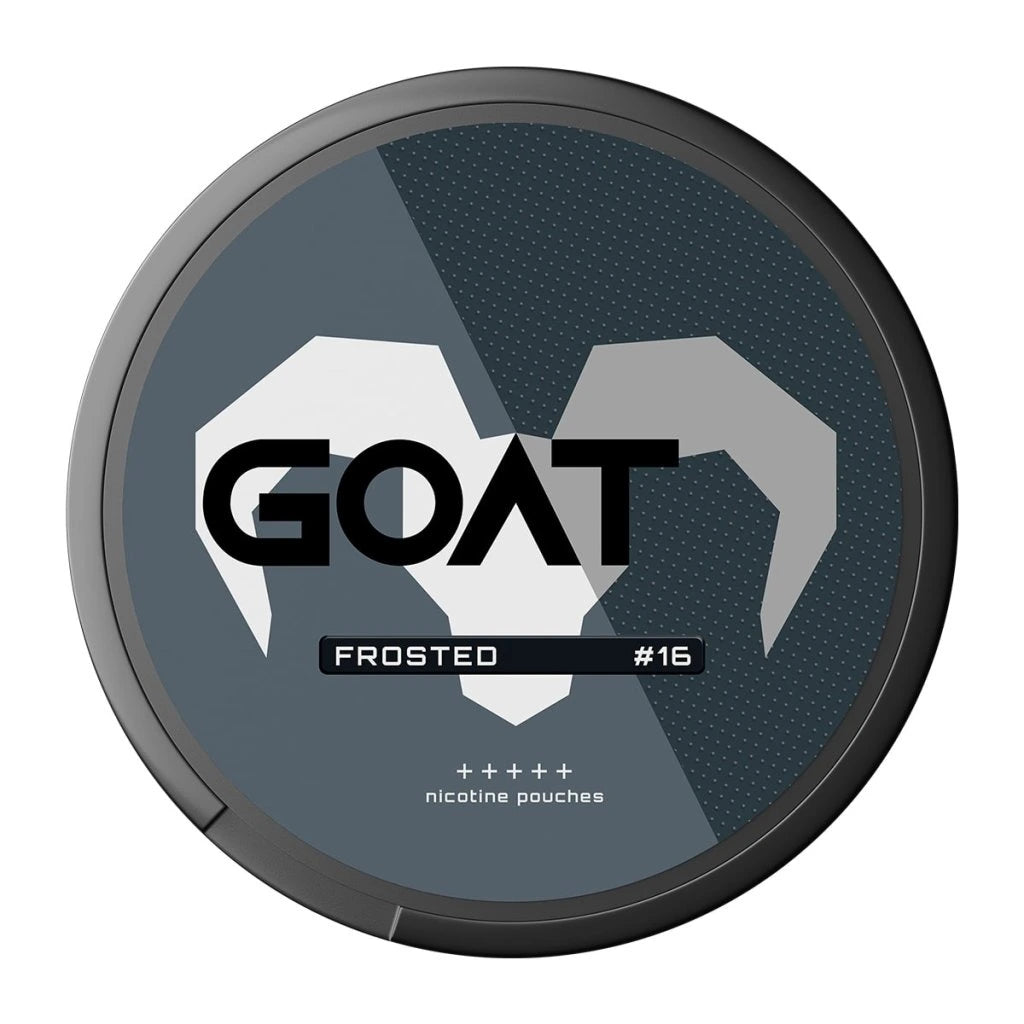 Nikotinové sáčky GOAT Frosted 16,4 mg/g (11,49 mg/sáček)  slim formát mentol