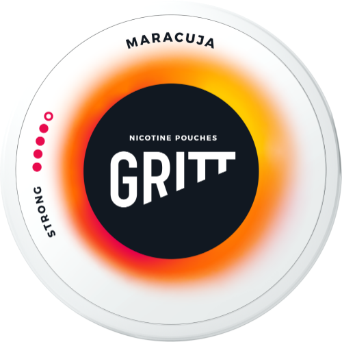 Nikotinové sáčky GRITT Maracuja Strong s maracuja chutí slim formát 11 mg nikotinu na sáček