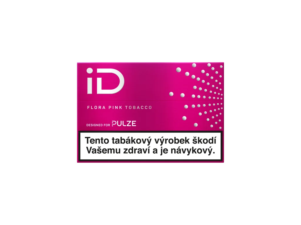 iD Flora Pink krabička – tabákové náplně s výraznými květinovými tóny pro zařízení Pulze