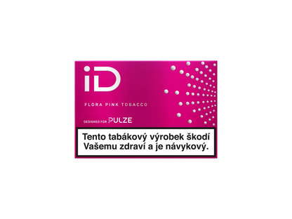 iD Flora Pink krabička – tabákové náplně s výraznými květinovými tóny pro zařízení Pulze
