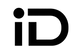 Černé logo iD pro tabákové náplně do zařízení Pulze