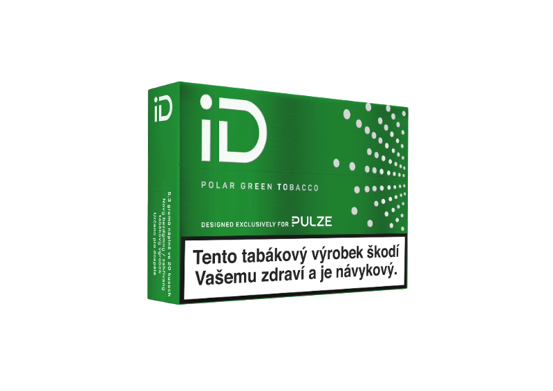 iD Polar Green Tobacco – kvalitní tabáková směs s příjemným chladivým efektem pro zařízení Pulze