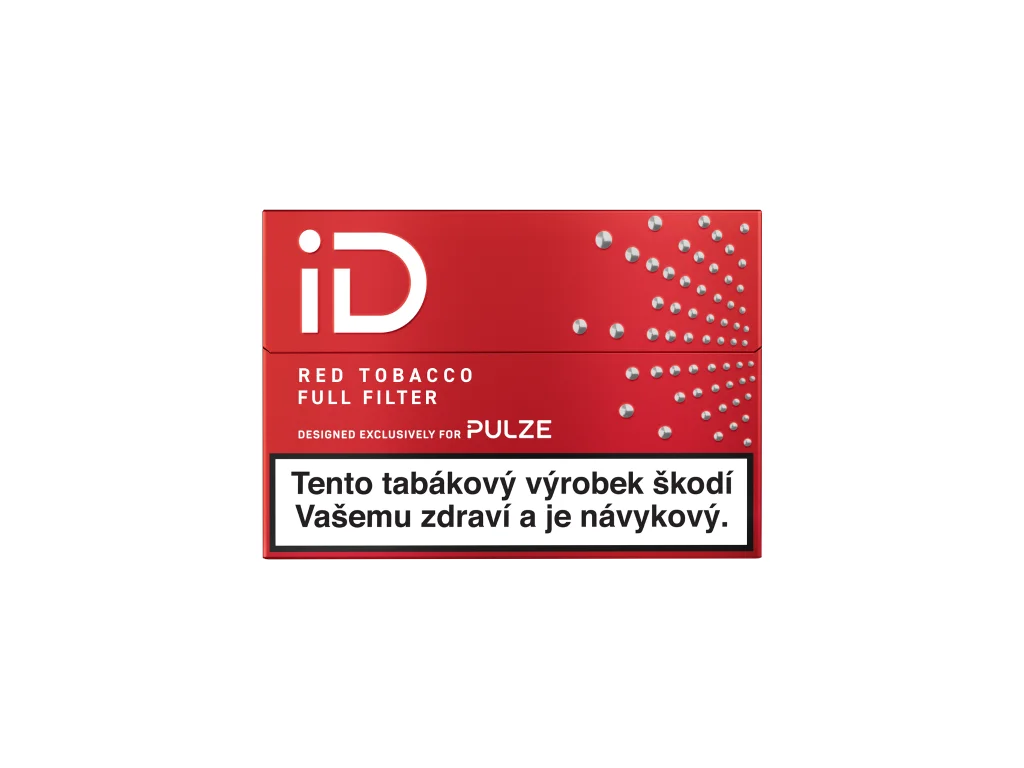 iD Red Tobacco – zahřívané tabákové náplně s bohatou robustní chutí a technologií Full Filter pro zařízení Pulze