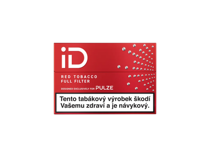 iD Red Tobacco – zahřívané tabákové náplně s bohatou robustní chutí a technologií Full Filter pro zařízení Pulze