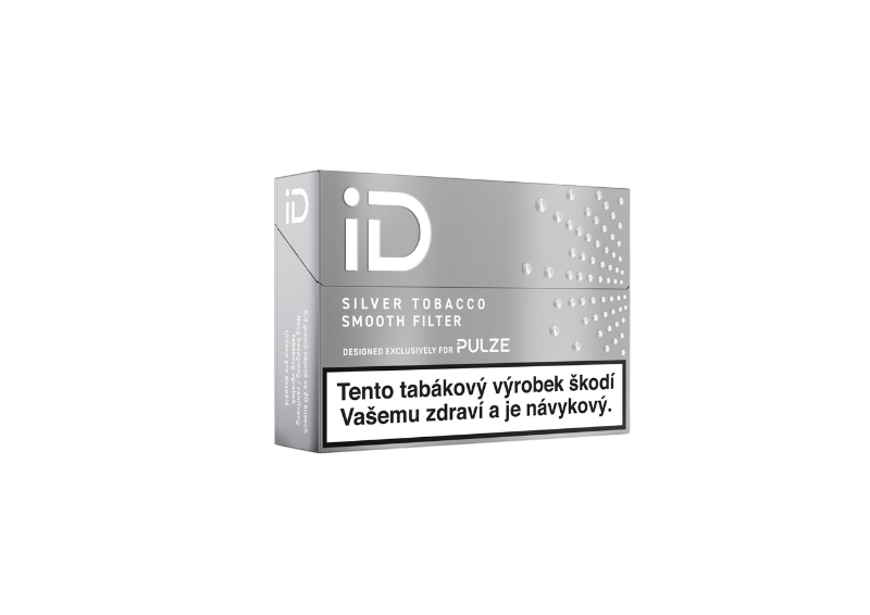 iD Silver Tobacco – zahřívané tabákové náplně s jemnou chutí a technologií Smooth Filter pro zařízení Pulze
