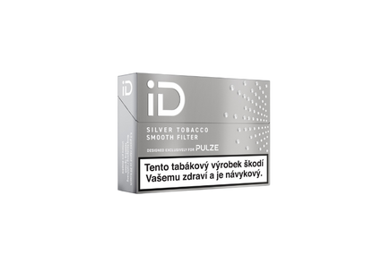 iD Silver Tobacco – zahřívané tabákové náplně s jemnou chutí a technologií Smooth Filter pro zařízení Pulze