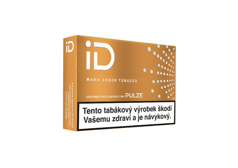 iD Warm Amber – vyvážená tabáková chuť s jemným kouřovým nádechem a plynulým průchodem aerosolu