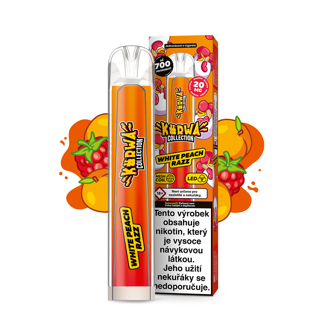 KURWA COLLECTION White Peach Razz