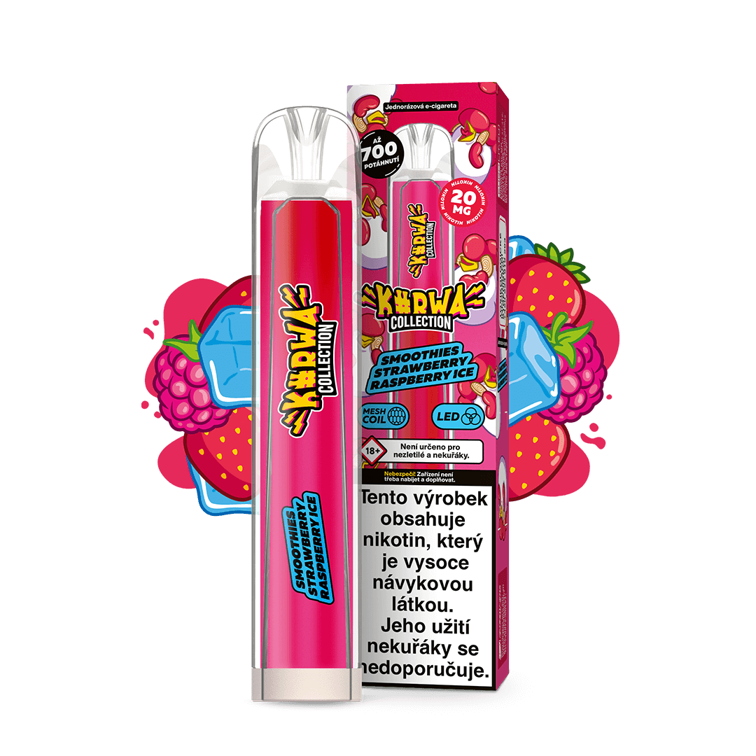 KURWA COLLECTION Smoothies Strawberry Raspberry Ice