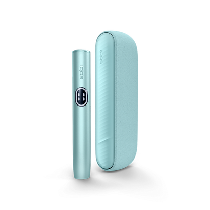IQOS ILUMA i Breeze Blue – světle modrý nahřívač s kapesní nabíječkou a technologií SMARTCORE