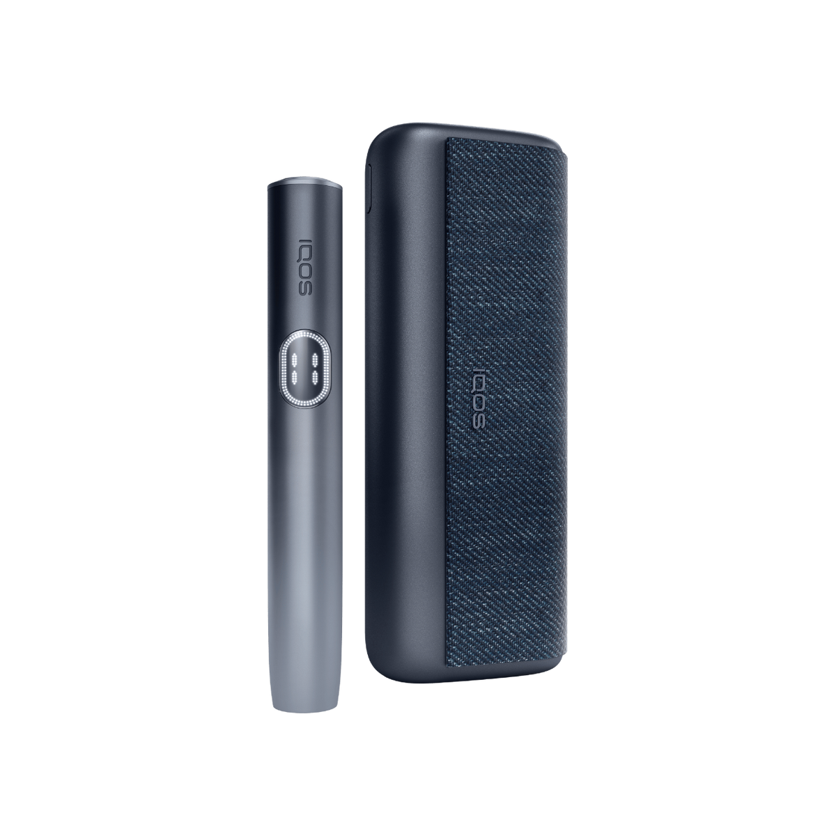 IQOS ILUMA i PRIME Midnight Black – černý nahřívač tabáku s prémiovou kapesní nabíječkou