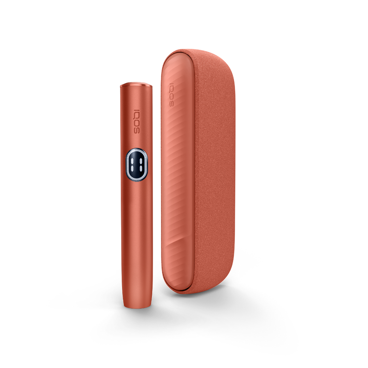 IQOS ILUMA i Vivid Terracotta – terakotové zařízení pro nahřívání náplní TEREA, DELIA a LEVIA