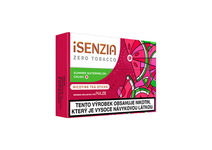 iSENZIA Summer Watermelon Crush se sladkou chutí vodního melounu a kapslí pro intenzivnější příchuť