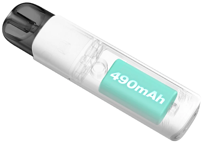 Integrovaná baterie 490 mAh uvnitř plnitelné POD e-cigarety iSmoka-Eleaf IORE LITE 2