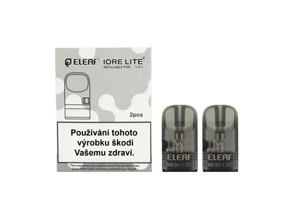 Dvě náhradní cartridge iSmoka-Eleaf IORE LITE 2 s objemem 2 ml a odporem 1,0 ohm