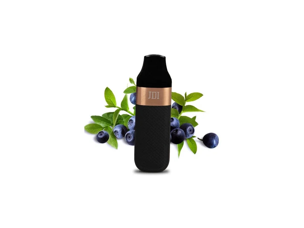 Borůvková jednorázová elektronická cigareta JDI MARCH Blueberry s objemem 2 ml, baterií 550 mAh a výdrží až 900 potahů