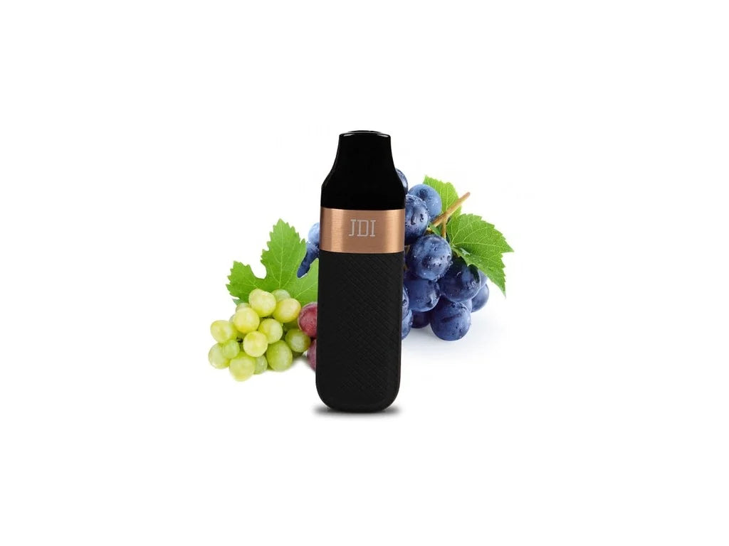 JDI March Grape 20 mg – jednorázová ecigareta s 2ml náplní, QUAQ Mesh technologií a sladkou chutí hroznů