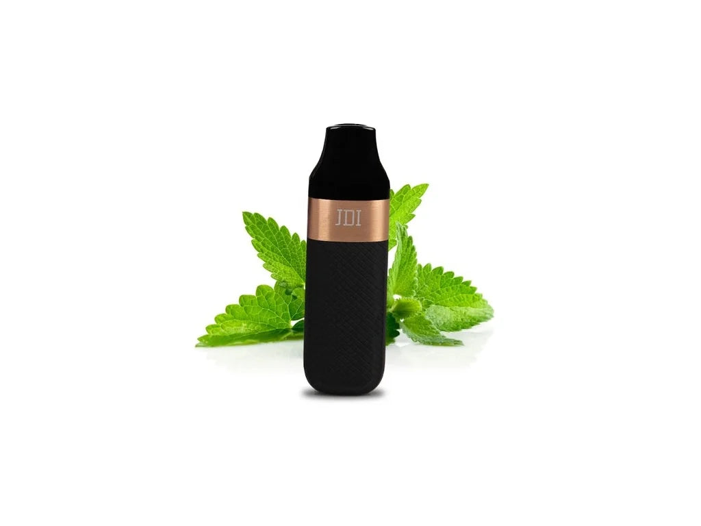 Mátová jednorázová elektronická cigareta JDI MARCH Mint s 2ml náplní, baterií 550 mAh a dostupnou silou 15 nebo 20 mg/ml
