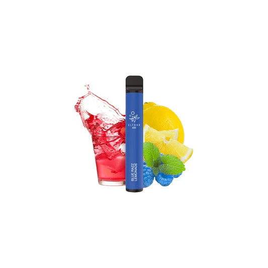 ELF BAR Blue Razz Lemonade jednorázová e-cigareta 600 potahů 20 mg citrusová ovocná příchuť