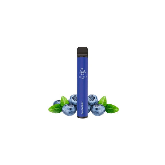 ELF BAR Blueberry jednorázová e-cigareta 600 potahů 20 mg nikotinu sladká borůvková příchuť