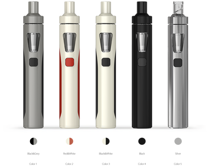 Barevné varianty e-cigarety Joyetech eGo AIO s integrovanou baterií 1500 mAh a manuem All-in-One