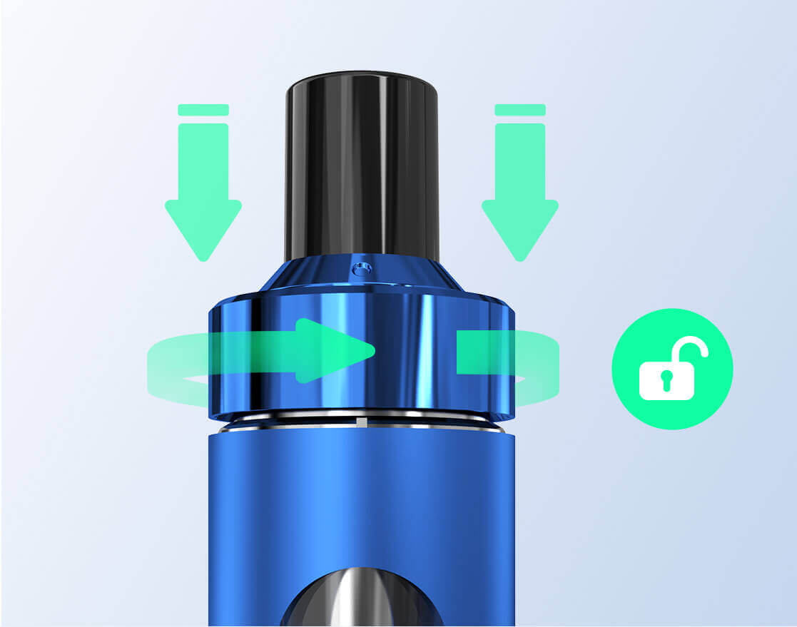 Dětská pojistka horního uzávěru nádržky elektronické cigarety Joyetech eGo AIO 2