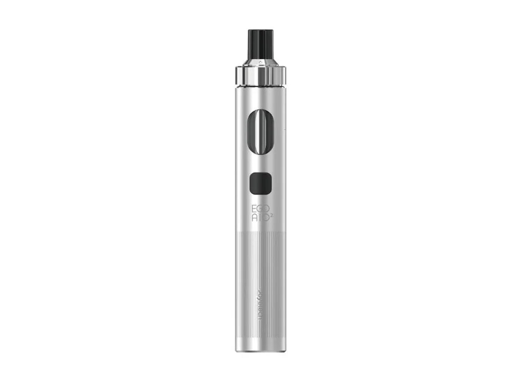 Stříbrná elektronická cigareta Joyetech eGo AIO 2 1700 mAh v barvě Shiny Silver