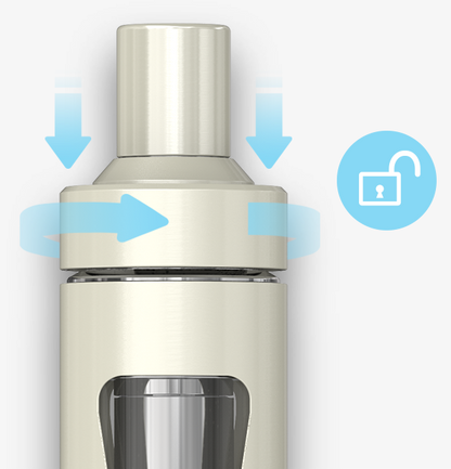 Dětská pojistka horního uzávěru tanku 2 ml u elektronické cigarety Joyetech eGo AIO