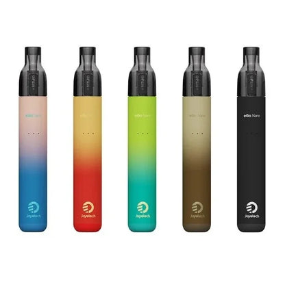 Joyetech eGo Nano v barvách Deep Blue Pink, Orange Red, Blue Green, Caramel Gradient a Black