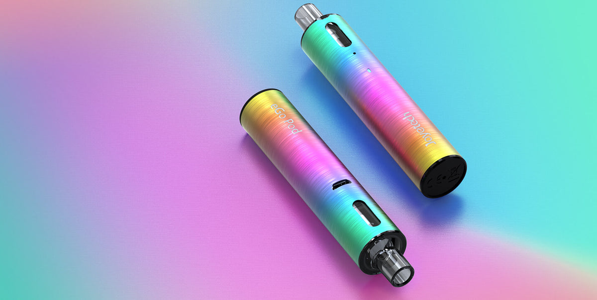 Barevná Joyetech eGo Pod Rainbow – plnitelný POD systém s cartridge o objemu 2 ml pro MTL vaping