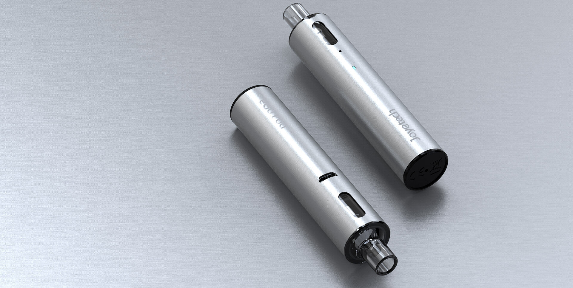 Stříbrná elektronická cigareta Joyetech eGo Pod silver s automatickým spínáním a vestavěnou baterií 1000 mAh