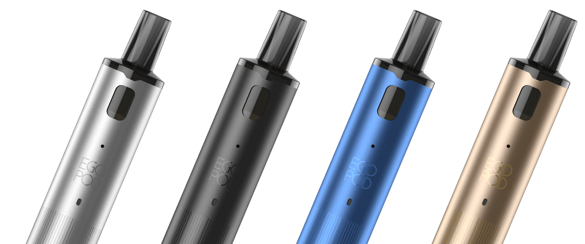 Joyetech eGo Pod Update v barvách Shiny Silver, Mysterious Black, Rich Blue a Rose Gold